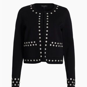 Rag & Bone Black Melo cardigan NWT